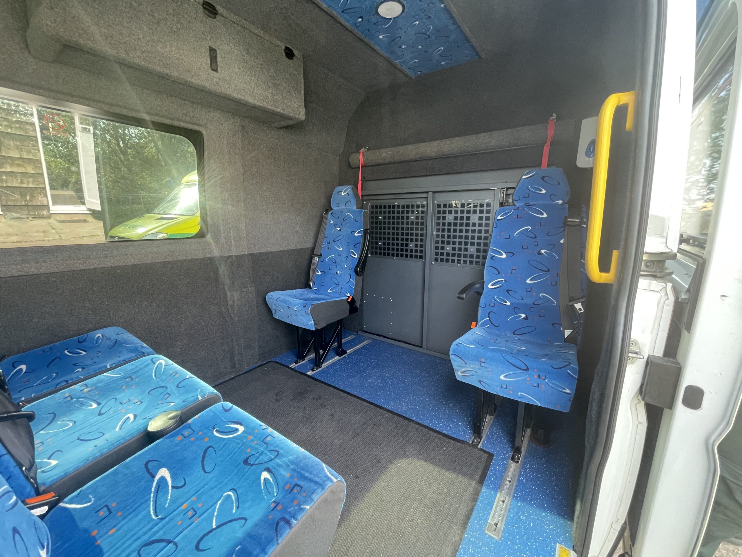 Inside of a Secure Mental Health ambulance